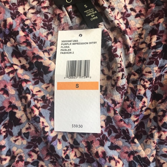 Jessica Simpson Floral Print Top - Picture 3 of 3